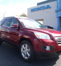 saturn outlook 2007 red suv xr gasoline 6 cylinders front wheel drive shiftable automatic 44410