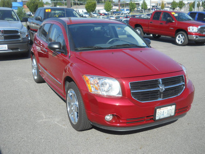 dodge caliber 2007 red hatchback r t gasoline 4 cylinders front wheel drive automatic 99212