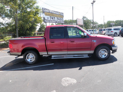 ford f 150 2002 dk  red xlt gasoline 8 cylinders rear wheel drive automatic with overdrive 32401