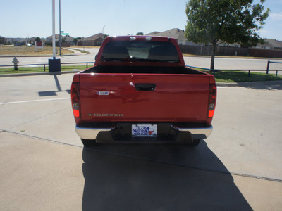 chevrolet colorado 2007 red lt gasoline 5 cylinders rear wheel drive automatic 76108