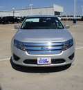 ford fusion 2010 silver sedan sel gasoline 4 cylinders front wheel drive automatic with overdrive 76108