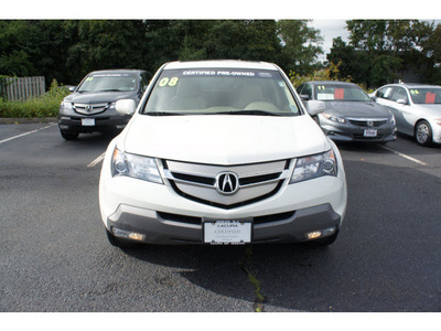 acura mdx 2008 aspen white suv mdx gasoline 6 cylinders all whee drive shiftable automatic 07712