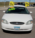 ford taurus 2003 white sedan ses gasoline 6 cylinders front wheel drive automatic with overdrive 56001