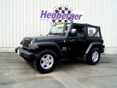 jeep wrangler 2008 black suv x gasoline 6 cylinders 4 wheel drive 6 speed manual 80905