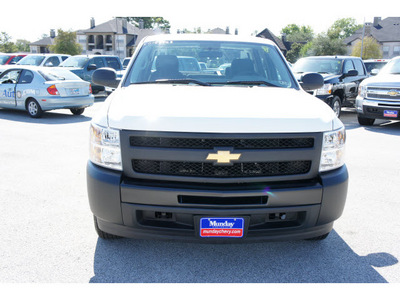 chevrolet silverado 1500 2012 white flex fuel 8 cylinders 2 wheel drive 4 spd auto,elec cntlled 77090