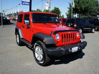jeep wrangler 2011 red suv sport gasoline 6 cylinders 4 wheel drive 6 speed manual 98371