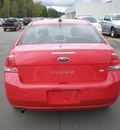 ford focus 2008 red sedan gasoline 4 cylinders front wheel drive automatic with overdrive 13502