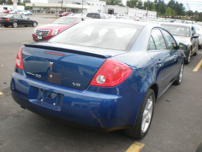 pontiac g6 2006 blue sedan se1 gasoline 6 cylinders front wheel drive automatic 13502