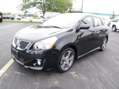 pontiac vibe 2009 black wagon gt gasoline 4 cylinders front wheel drive automatic 14221