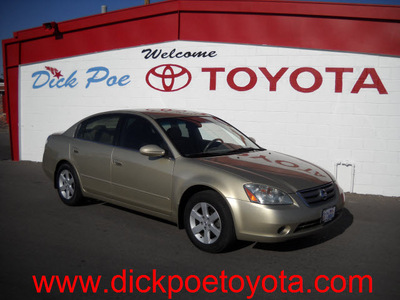 nissan altima 2003 gold sedan gasoline 4 cylinders dohc front wheel drive automatic 79925