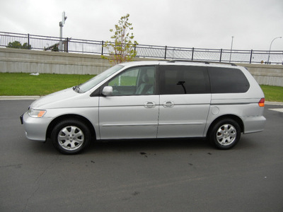honda odyssey 2004 silver van ex gasoline 6 cylinders front wheel drive automatic 55420