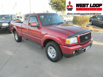 ford ranger 2009 dk  red pickup truck sport gasoline 6 cylinders 2 wheel drive automatic 78238