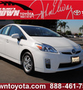 toyota prius 2010 white hatchback ii hybrid 4 cylinders front wheel drive cont  variable trans  91761