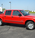 chevrolet s 10 2001 red ls gasoline 6 cylinders 4 wheel drive automatic 43228