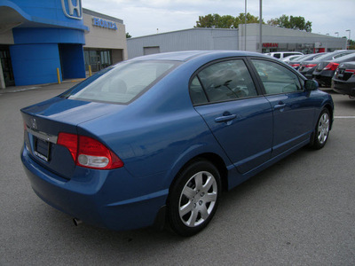 honda civic 2010 blue sedan lx gasoline 4 cylinders front wheel drive automatic 46219