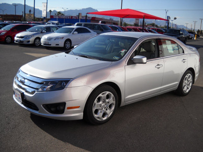 ford fusion 2010 silver sedan se gasoline 4 cylinders front wheel drive automatic 79925
