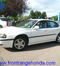 chevrolet impala 2003 white sedan ls gasoline 6 cylinders front wheel drive automatic 80910