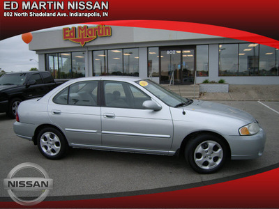 nissan sentra 2003 silver sedan gasoline 4 cylinders front wheel drive automatic 46219