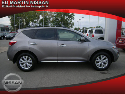 nissan murano 2011 lt  gray suv gasoline 6 cylinders all whee drive not specified 46219