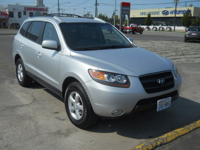 hyundai santa fe 2007 silver suv gls gasoline 6 cylinders all whee drive automatic 99208