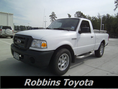 ford ranger 2008 white pickup truck xl gasoline 4 cylinders 2 wheel drive automatic 75503