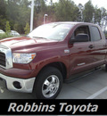 toyota tundra 2008 red sr5 gasoline 8 cylinders 2 wheel drive automatic 75503