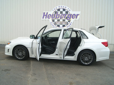 subaru impreza wrx 2011 satin white sedan limited gasoline 4 cylinders all whee drive 5 speed manual 80905