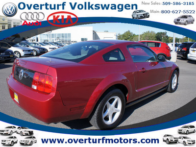 ford mustang 2006 red coupe v6 standard gasoline 6 cylinders rear wheel drive automatic with overdrive 99336