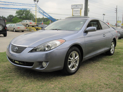 toyota camry solara 2006 blue coupe gasoline 4 cylinders front wheel drive automatic 77379