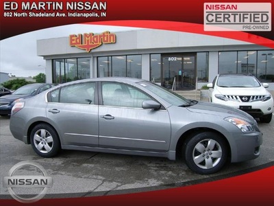 nissan altima 2008 gray sedan 2 5 s gasoline 4 cylinders front wheel drive automatic 46219