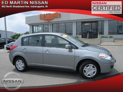 nissan versa 2010 dk  gray hatchback 1 8 s gasoline 4 cylinders front wheel drive automatic 46219