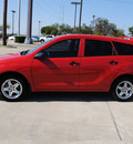toyota matrix 2007 red hatchback gasoline 4 cylinders front wheel drive automatic 75228