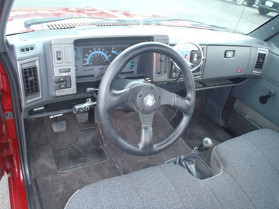 chevrolet s 10 1992 dk red pickup truck gasoline v8 rear wheel drive 5 speed manual 98632