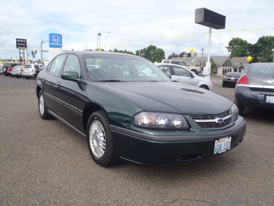 chevrolet impala 2002 dk  green sedan gasoline 6 cylinders front wheel drive automatic 98632