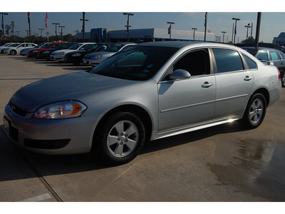 chevrolet impala 2010 silver sedan lt flex fuel 6 cylinders front wheel drive 4 speed automatic 77090