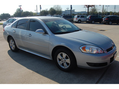 chevrolet impala 2010 silver sedan lt flex fuel 6 cylinders front wheel drive 4 speed automatic 77090