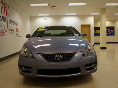 toyota camry solara 2007 blue coupe se gasoline 4 cylinders front wheel drive automatic 27707