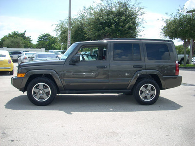 jeep commander 2006 green suv flex fuel 8 cylinders rear wheel drive automatic 33157