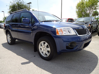 mitsubishi endeavor 2010 dk  blue suv ls gasoline 6 cylinders front wheel drive automatic 33157