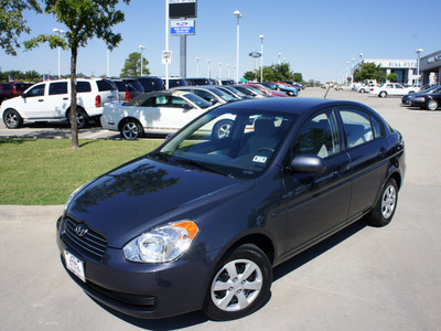 hyundai accent 2010 dk  blue sedan gls gasoline 4 cylinders front wheel drive automatic 76205