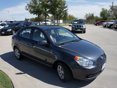 hyundai accent 2010 dk  blue sedan gls gasoline 4 cylinders front wheel drive automatic 76205