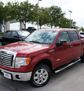 ford f 150 2011 red xlt gasoline 6 cylinders 2 wheel drive automatic 76205