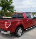 ford f 150 2011 red xlt gasoline 6 cylinders 2 wheel drive automatic 76205