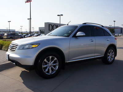 infiniti fx35 2008 gray suv gasoline 6 cylinders all whee drive automatic 76018