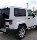 jeep wrangler 2012 white suv sahara gasoline 6 cylinders 4 wheel drive not specified 44024