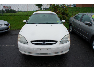 ford taurus 2003 white sedan ses flex fuel 6 cylinders front wheel drive automatic 07060