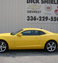 chevrolet camaro 2010 yellow coupe lt gasoline 6 cylinders rear wheel drive 6 speed manual 27215