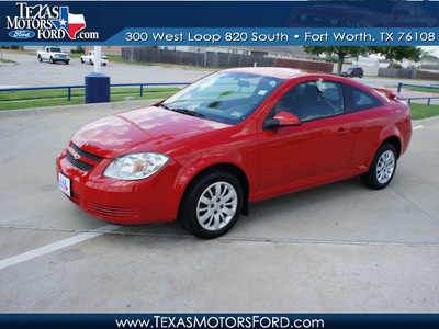 chevrolet cobalt 2010 red coupe lt gasoline 4 cylinders front wheel drive automatic 76108