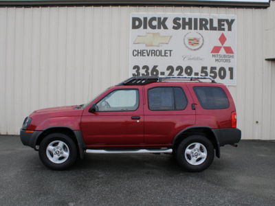 nissan xterra 2002 dk  red suv xe v6 gasoline 6 cylinders rear wheel drive automatic 27215