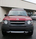 nissan xterra 2002 dk  red suv xe v6 gasoline 6 cylinders rear wheel drive automatic 27215